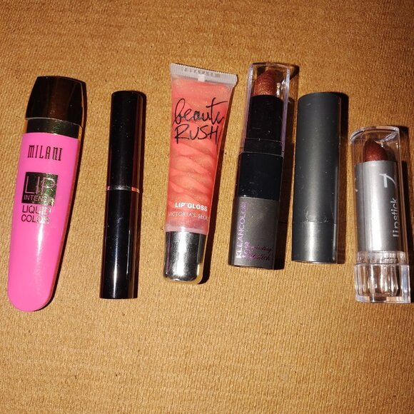 Lot Of 6 Lipsticks & Lip Glosses Milani Victoria Secret Ulta Beauty -NEW - Picture 3 of 3